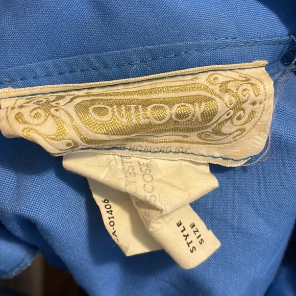 Vintage 1970’s blue Midi Dress - Picture 6 of 6